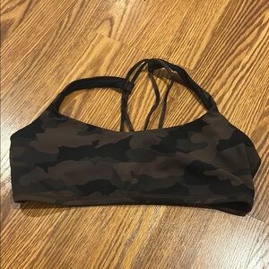 Lululemon Camo Print Sports Bra